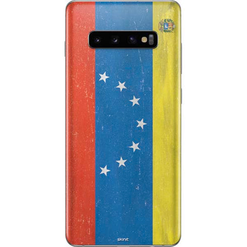 Venezuela Flag Distressed Galaxy S10 Plus Skin
